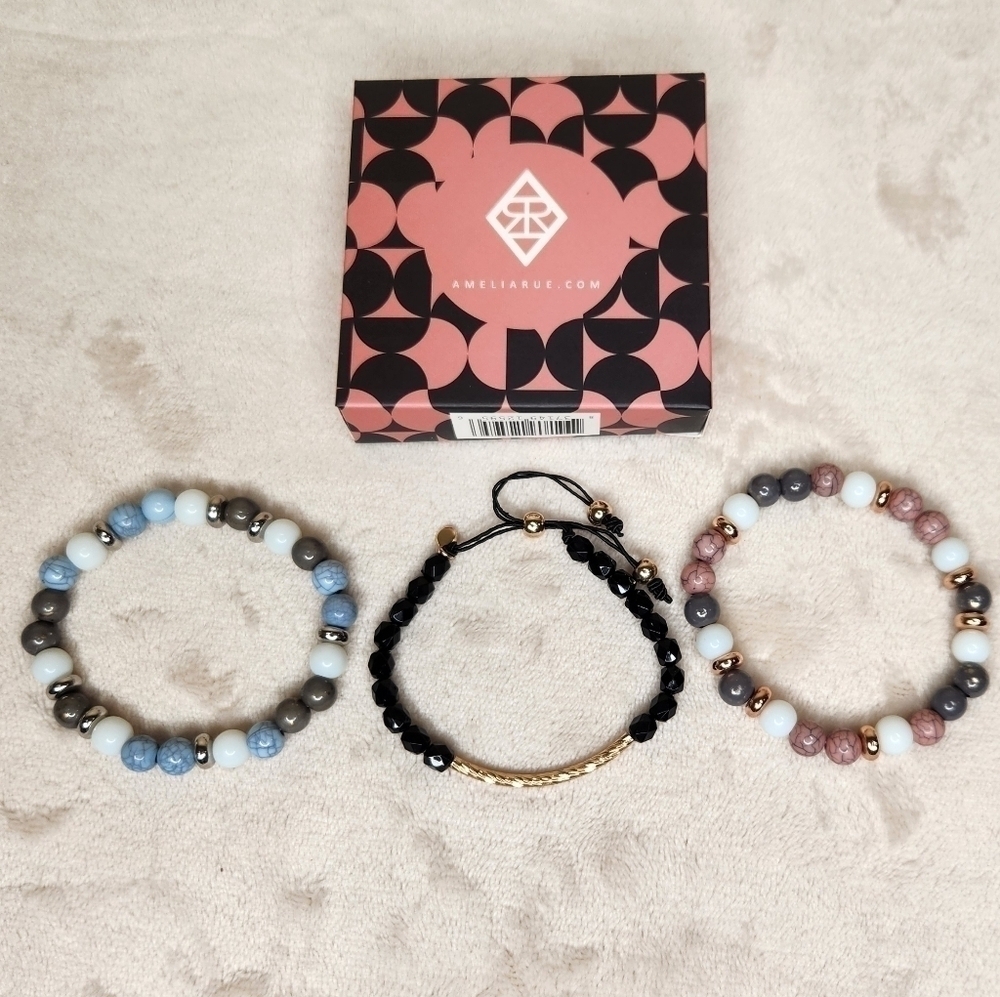 Amelia Rue Kinsley 3-Piece Bracelet Set - Picture 2 of 6